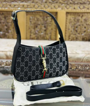 High-Quality GUCCI Shoulder Bag | Stylish & Versatile (black 2)