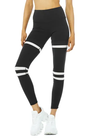 High-Waist Legit Legging - Black/Bone