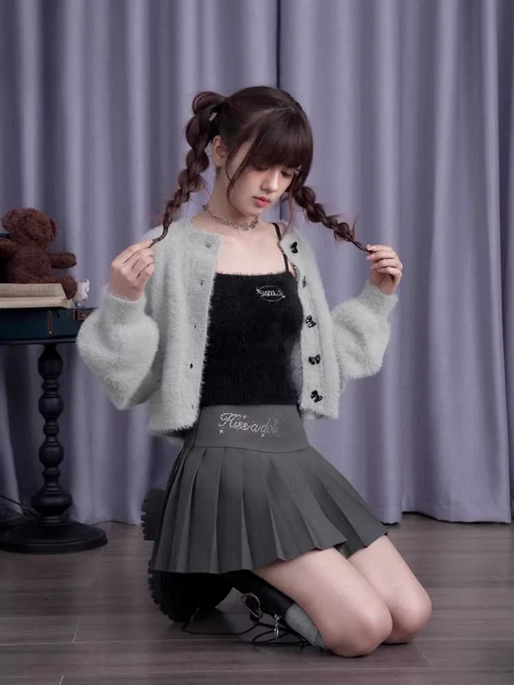 High waist pleated skirt【s0000010686】