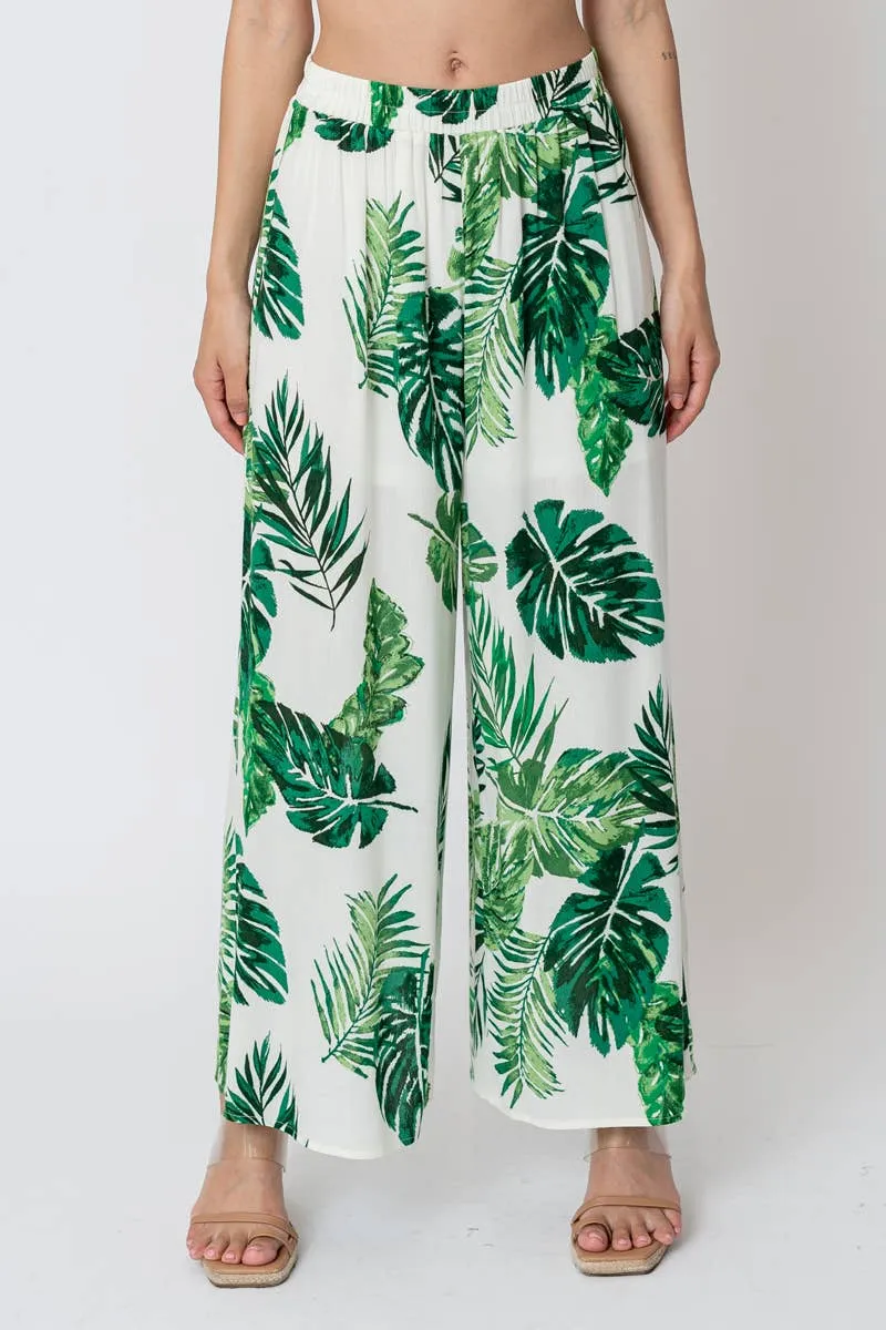 High Waisted Flowy Pants