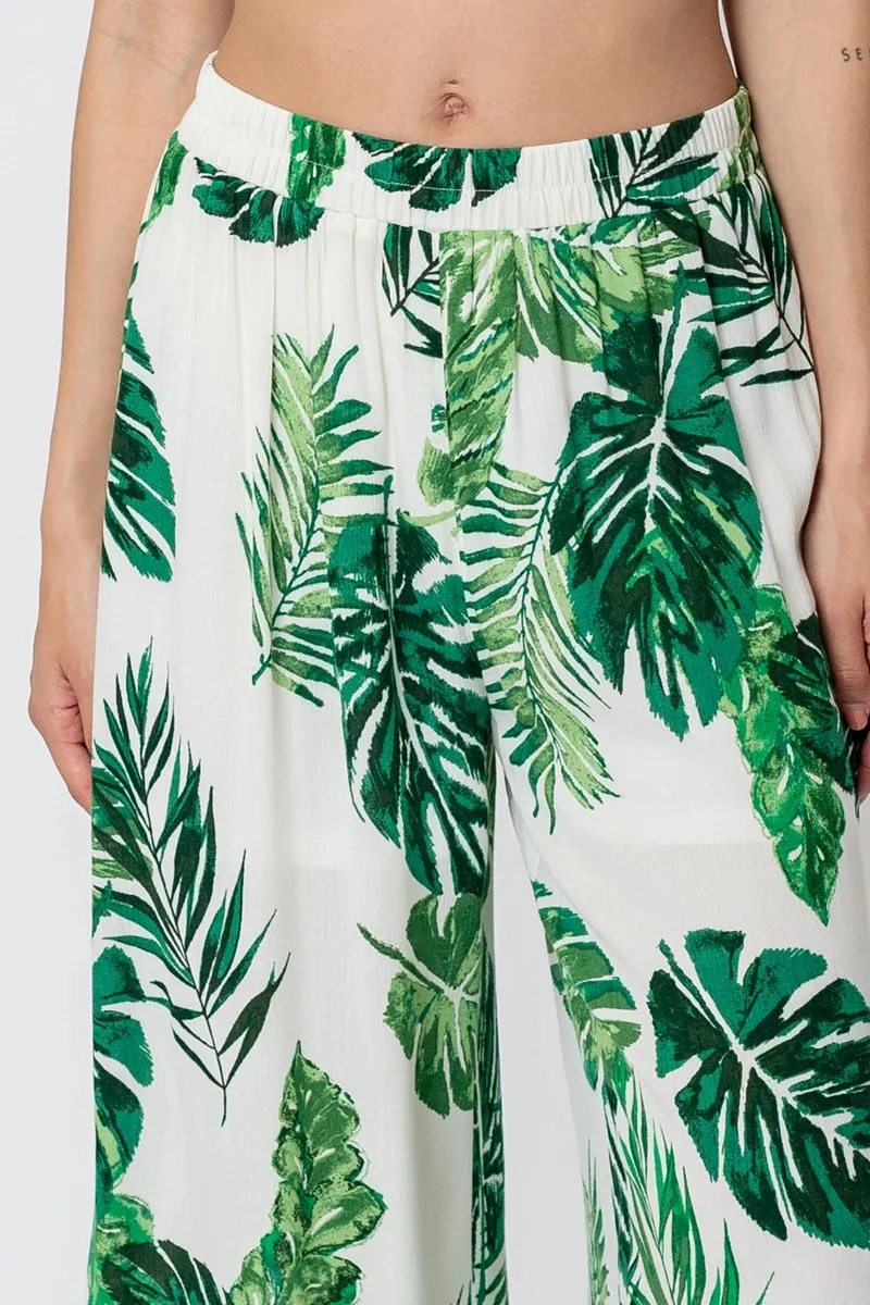 High Waisted Flowy Pants