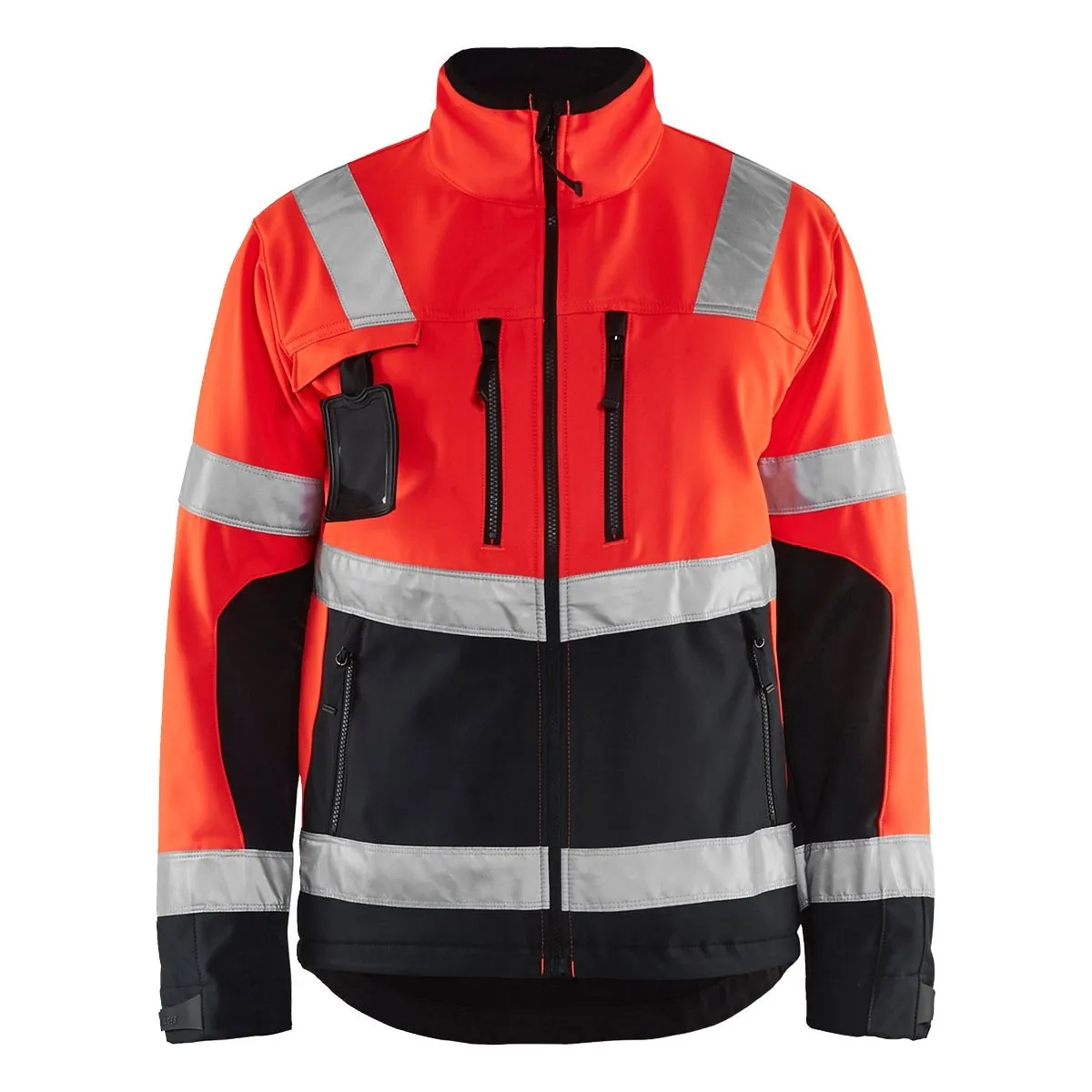 High&#x20;Vis&#x20;Softshell&#x20;Jacket&#x20;4900&#x20;High&#x20;Vis&#x20;Rood&#x2F;Zwart&#x20;-&#x20;Bl&#xE5;kl&#xE4;der