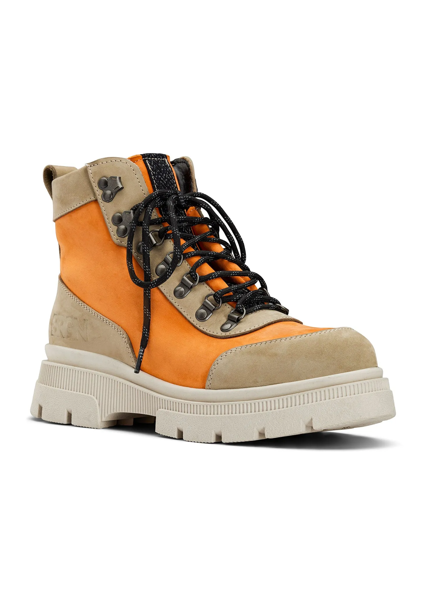 Hiking Boots - Sand / Sunset Orange