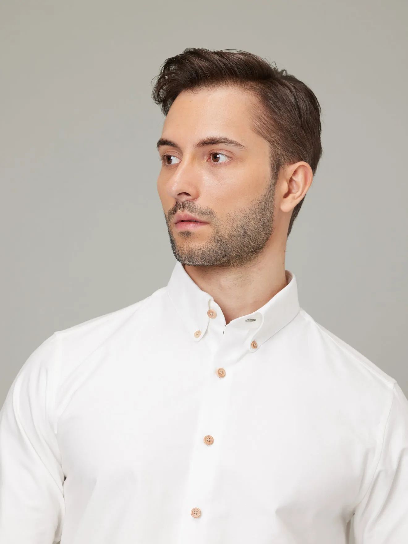 Hiramoto White Oxford