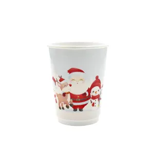Ho Ho Ho White Christmas Cup 12oz 500pk