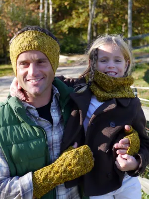 Hoegaarden Set - Mitts, Headband and Cowl <br/><small>knitting pattern</small>
