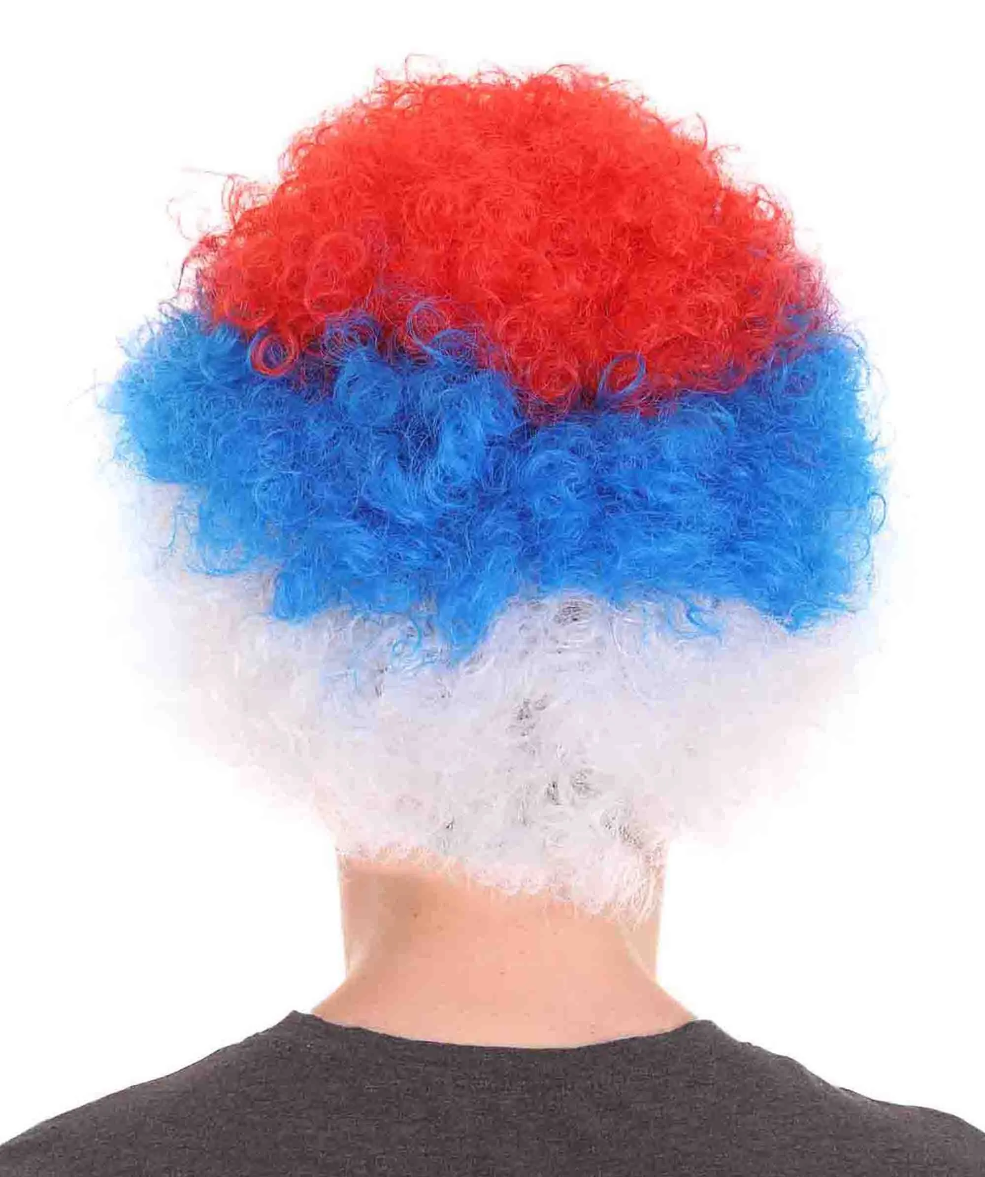Holland Flag Sport Afro Wig | Jumbo Sport Wig