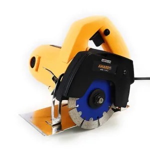 Homdum Marble Cutter Machine 4inch 1050 watts 12000 RPM Heavy Duty Multi Purpose Tile/Granite/Stone/Wood/Brick/Porcelain/Ceramic Cutting 110 mm Also for Color Yellow & Black