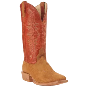 Hondo Men's Roughout Mango & Maple Brown Square Toe Boots 2645