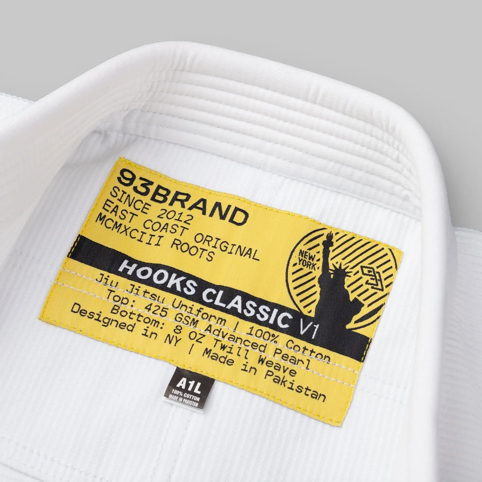 HOOKS CLASSIC Jiu Jitsu Gi - White