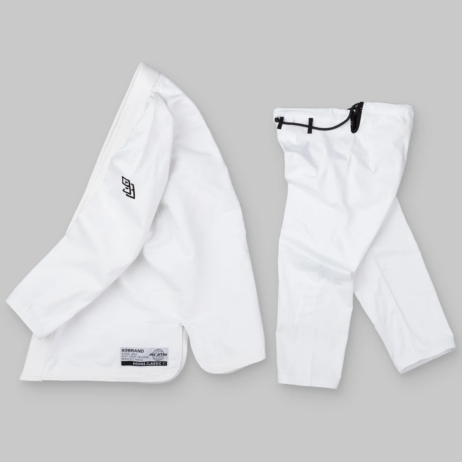 HOOKS CLASSIC Jiu Jitsu Gi - White