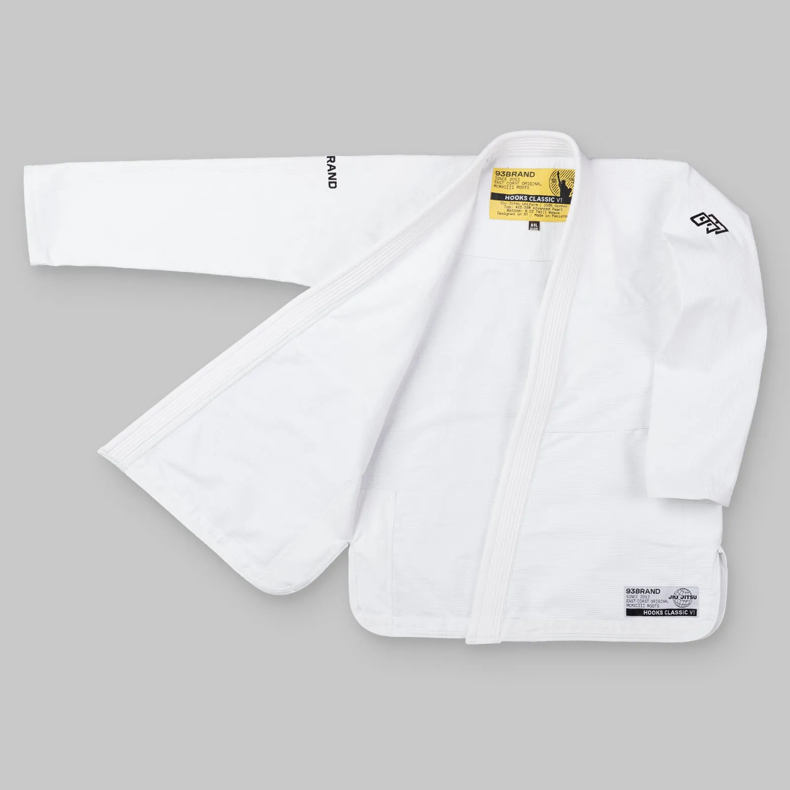 HOOKS CLASSIC Jiu Jitsu Gi - White