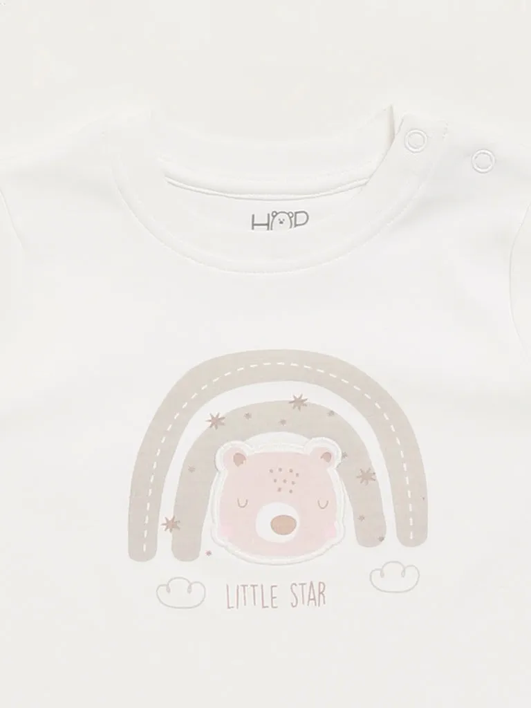 HOP Baby Assorted Multicolour Print T-Shirt - Pack of 3