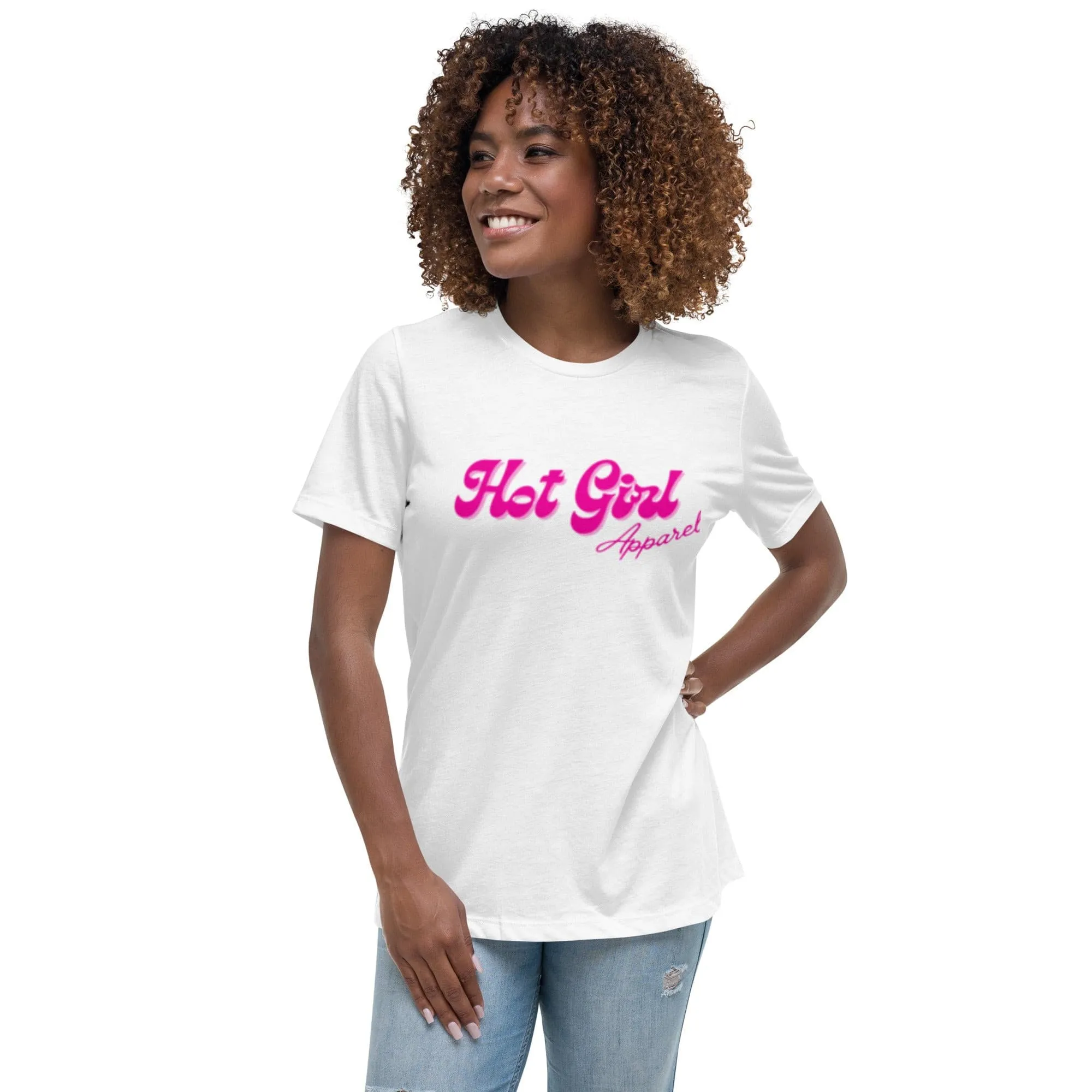 Hot Girl Apparel Women's Relaxed Short Sleeve Tee
