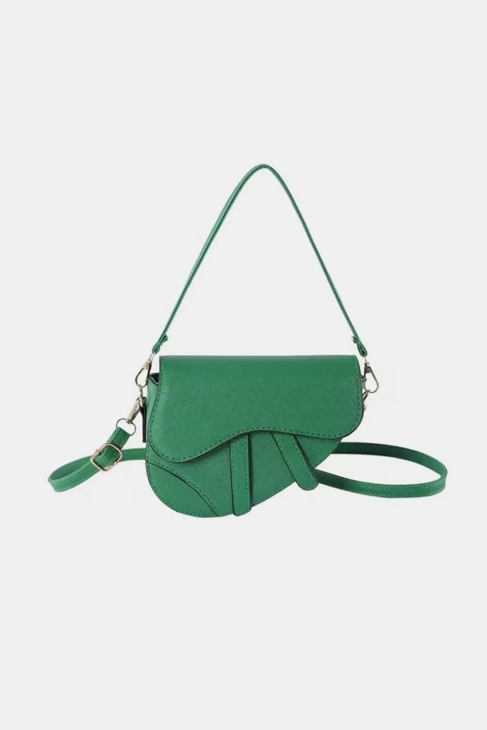 Hot Girl Croissant Crossbody Saddle Bag