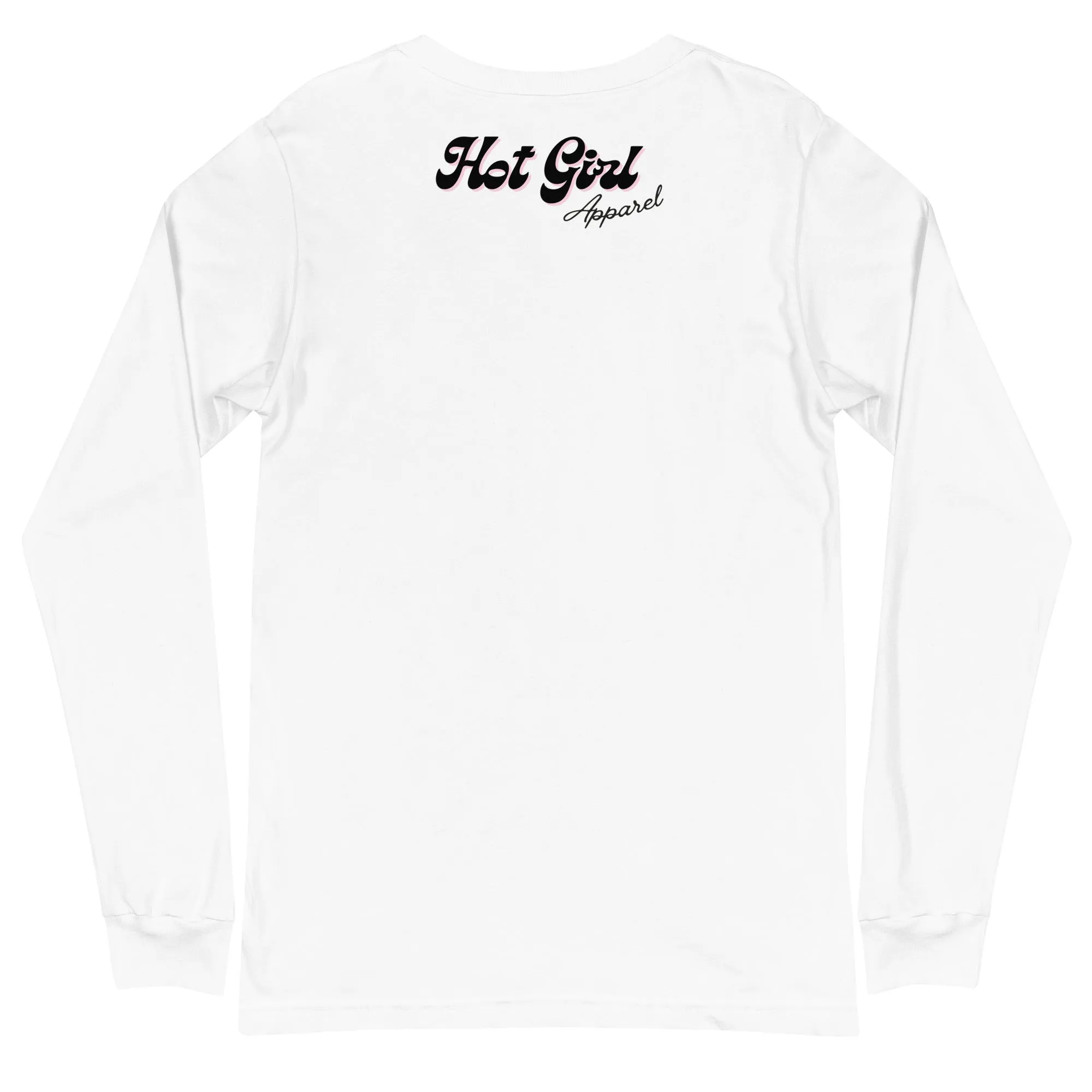 Hot Girl Famous Embroidered Long Sleeve Tee