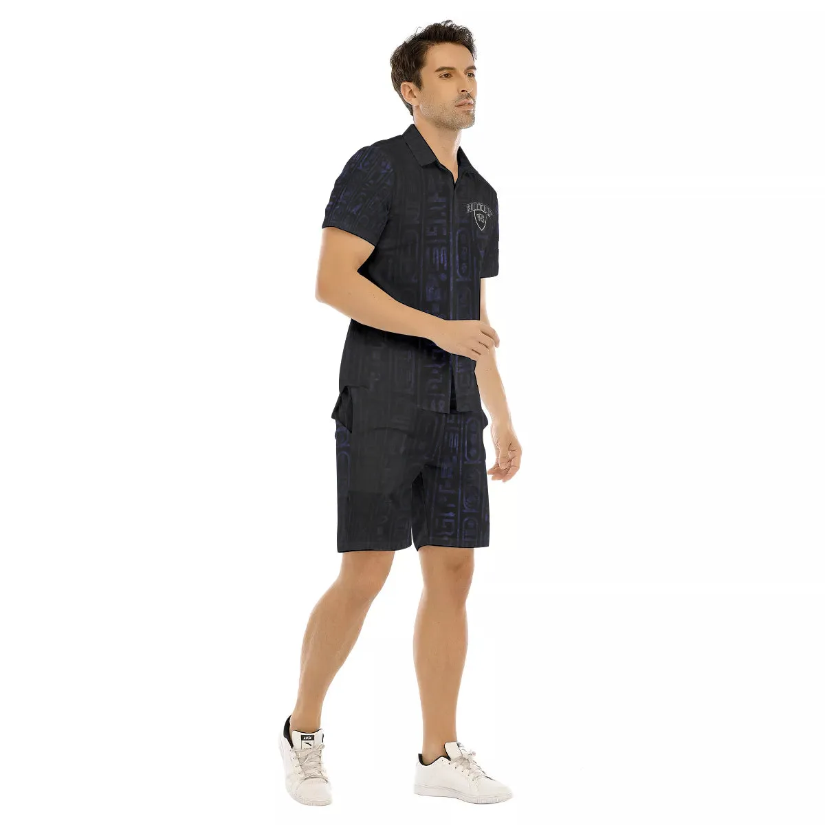 HOTEP EYES Men's Short Sleeve Shirt Sets