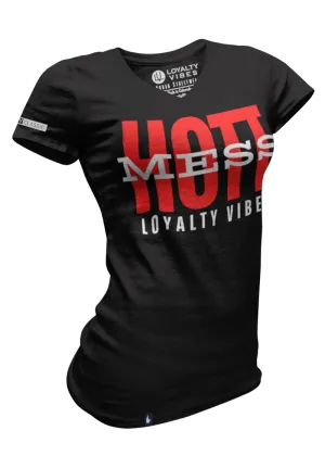 Hott Mess V-Neck Tee