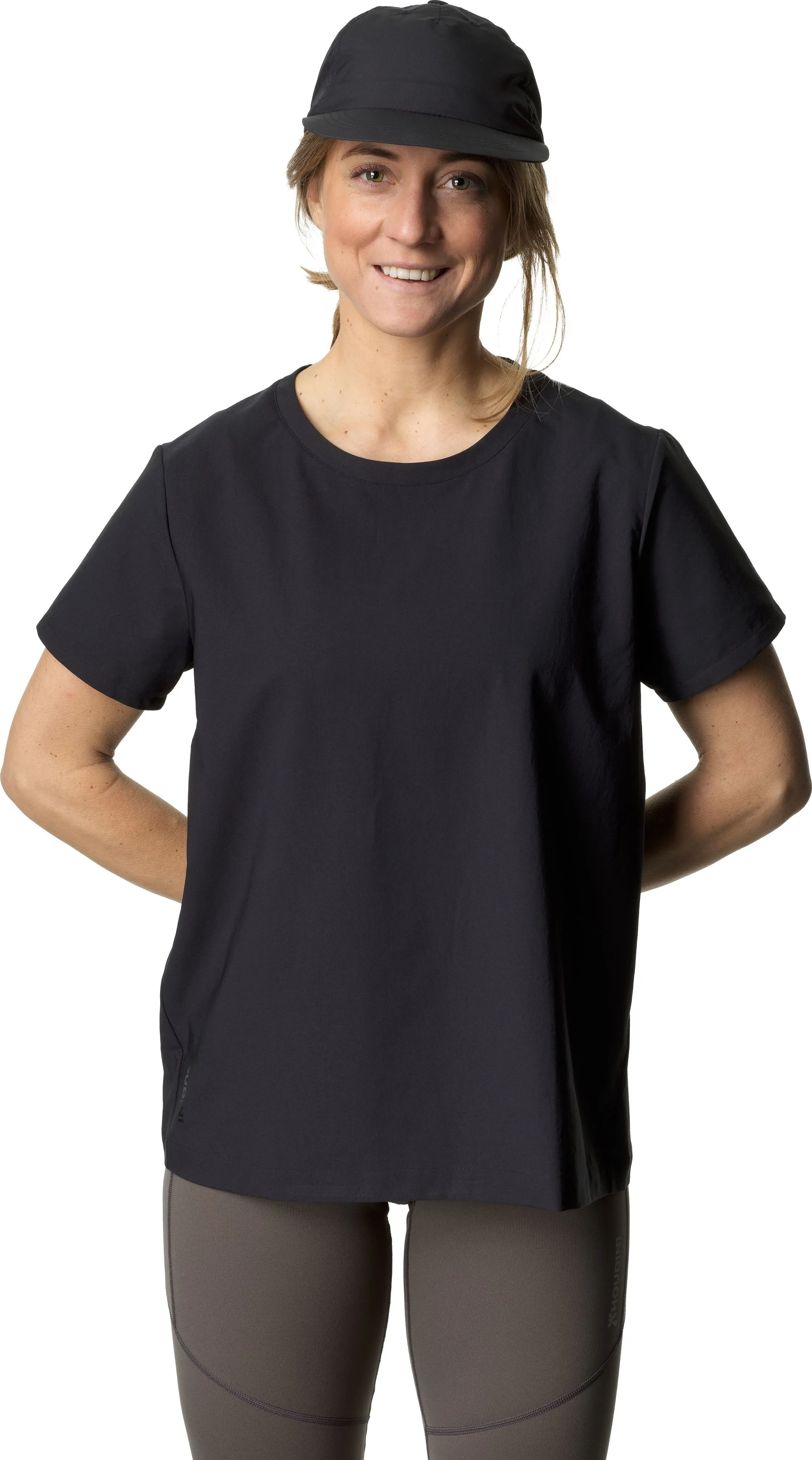 Houdini Women&#x27;s Cover Tee True Black | Buy Houdini Women&#x27;s Cover Tee True Black here | Outnorth