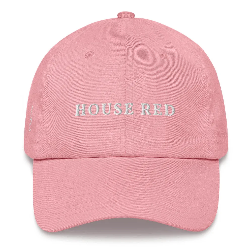 House Red White Font