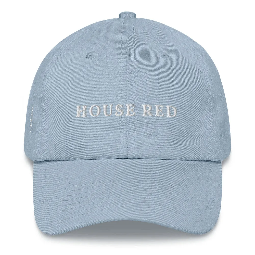 House Red White Font
