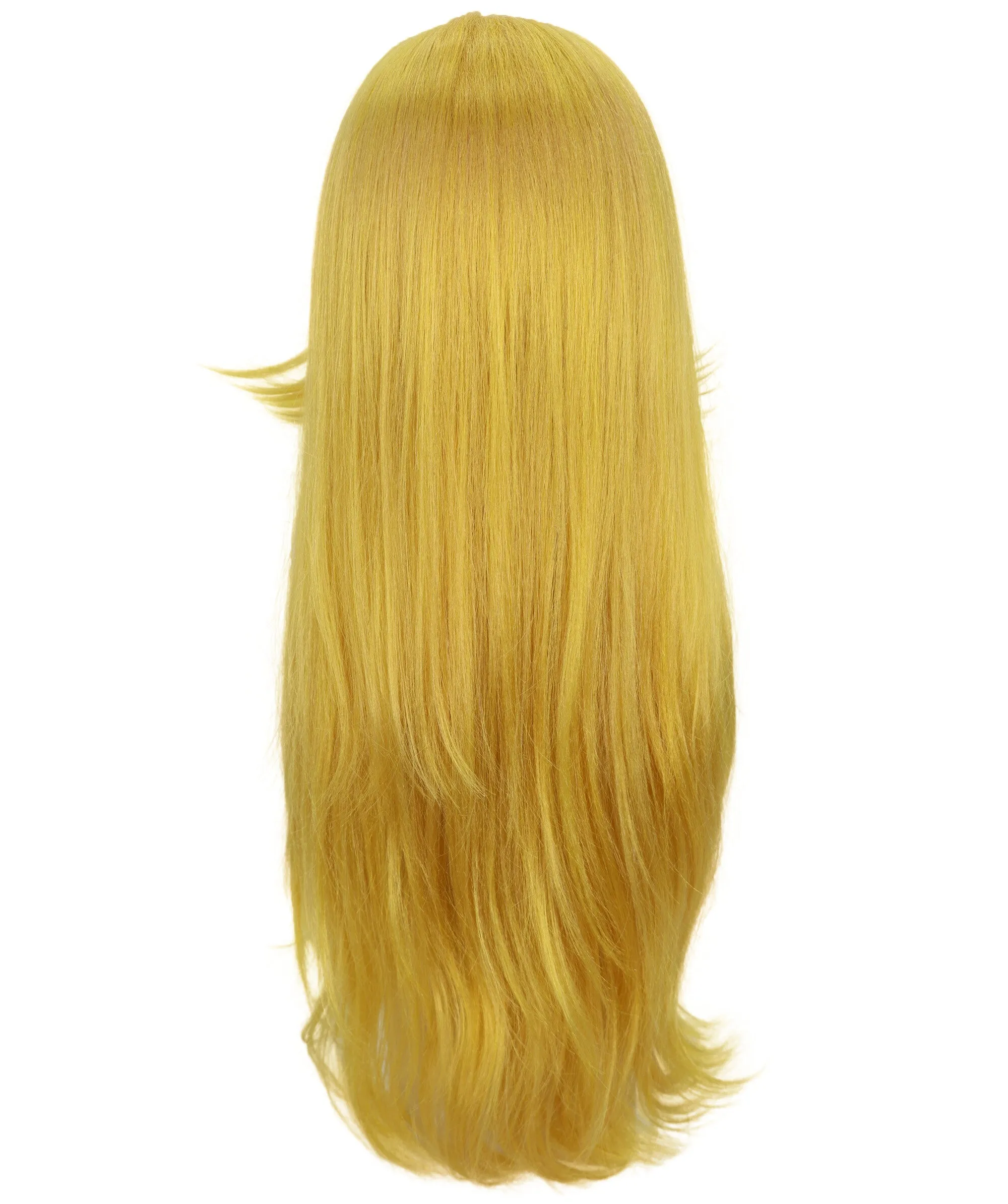 HPO Adult Princess Peach Cosplay Female Wig | ALLAURA Anime-Inspired Blonde Wig | Durable for Cosplay Events| Halloween and Conventions