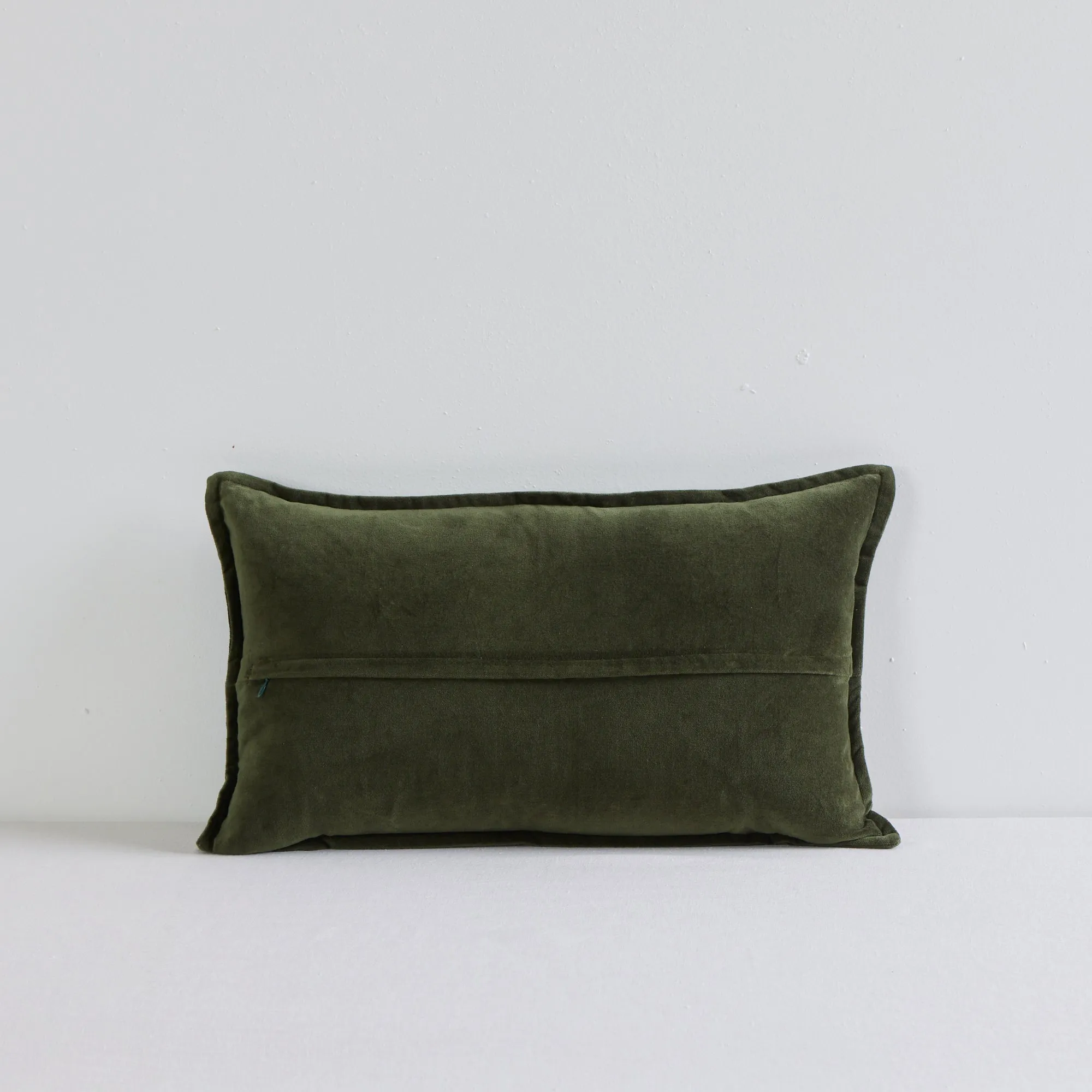 Hudson V2 Velvet Cushion - Lichen - 30X50