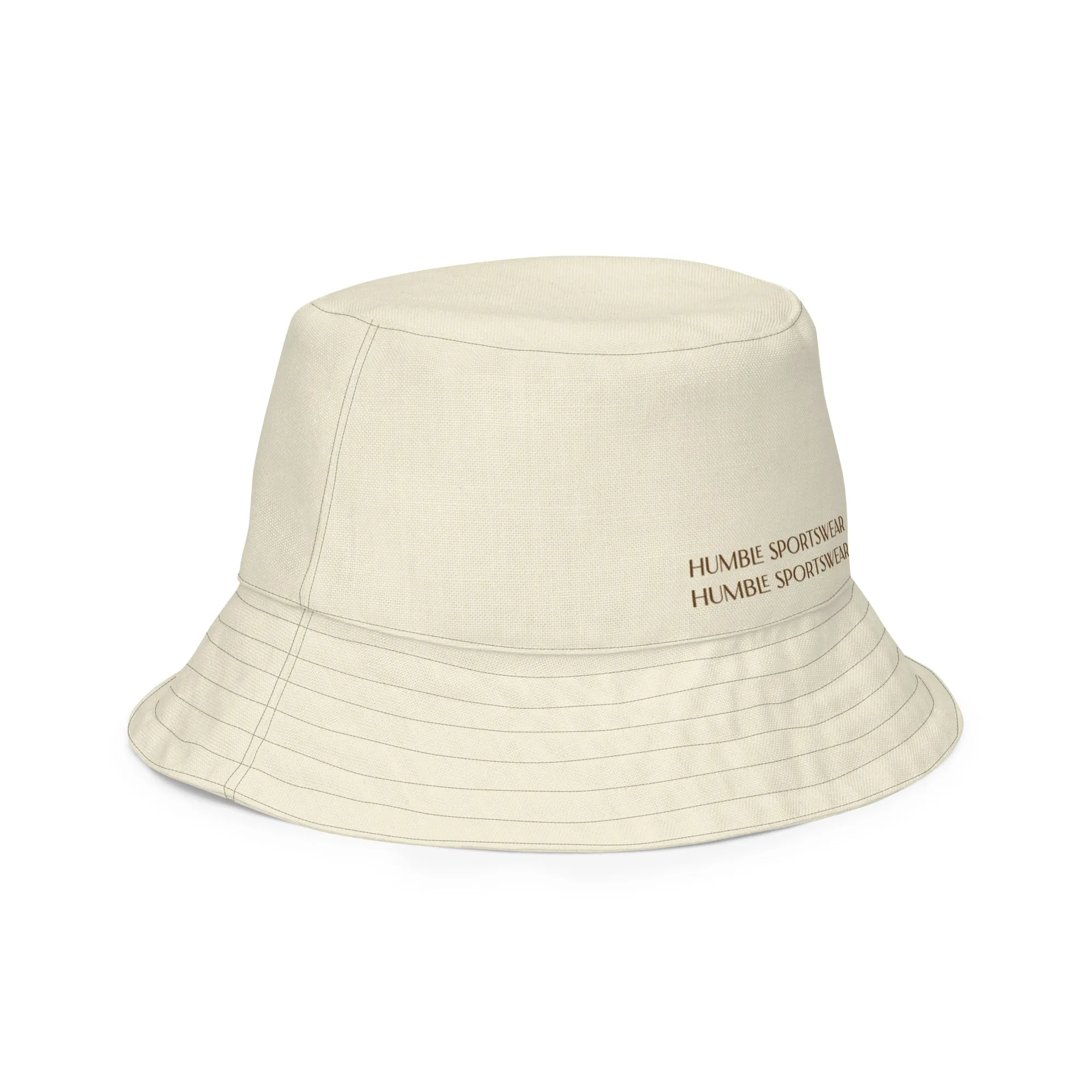Humble Sportswear™ Off-White Duo Fit Reversible Bucket Hat