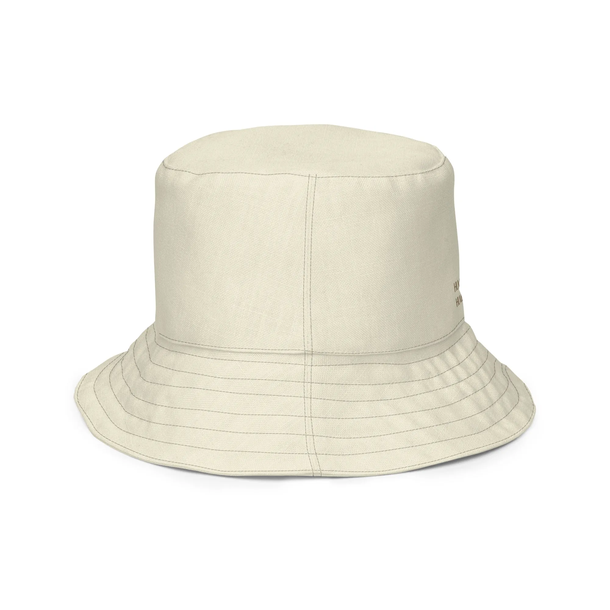 Humble Sportswear™ Off-White Duo Fit Reversible Bucket Hat