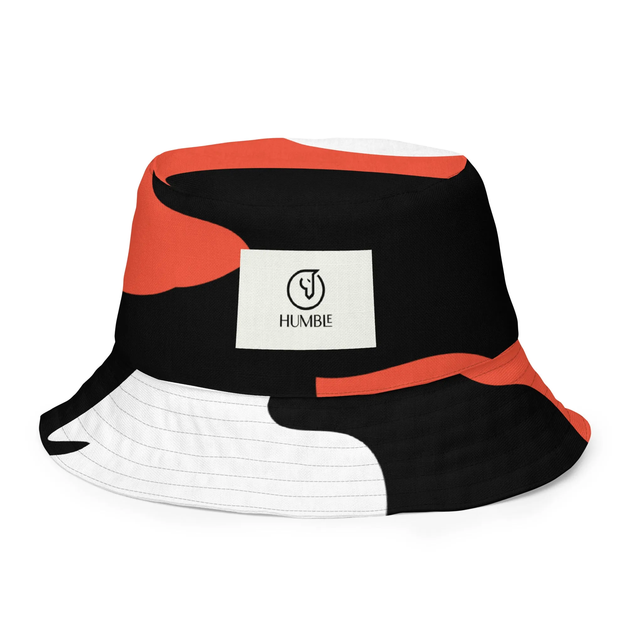 Humble Sportswear™ Off-White Duo Fit Reversible Bucket Hat