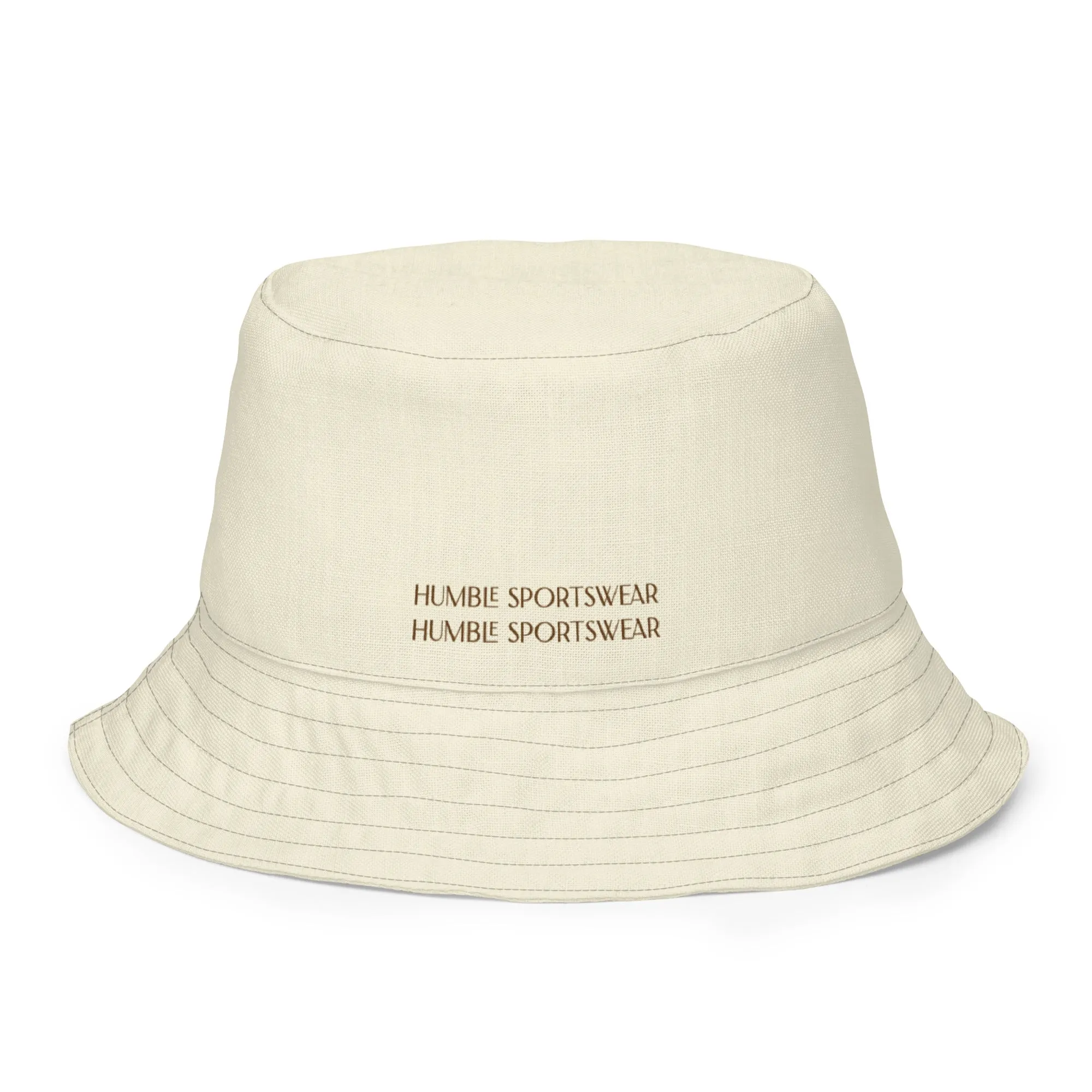 Humble Sportswear™ Off-White Duo Fit Reversible Bucket Hat