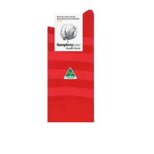Humphrey Law Health Socks Red 52C