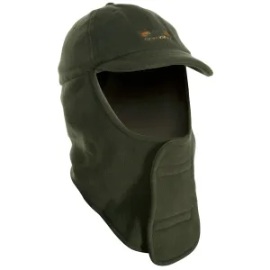 Hunting cap 100 green SOLOGNAC, olive-black