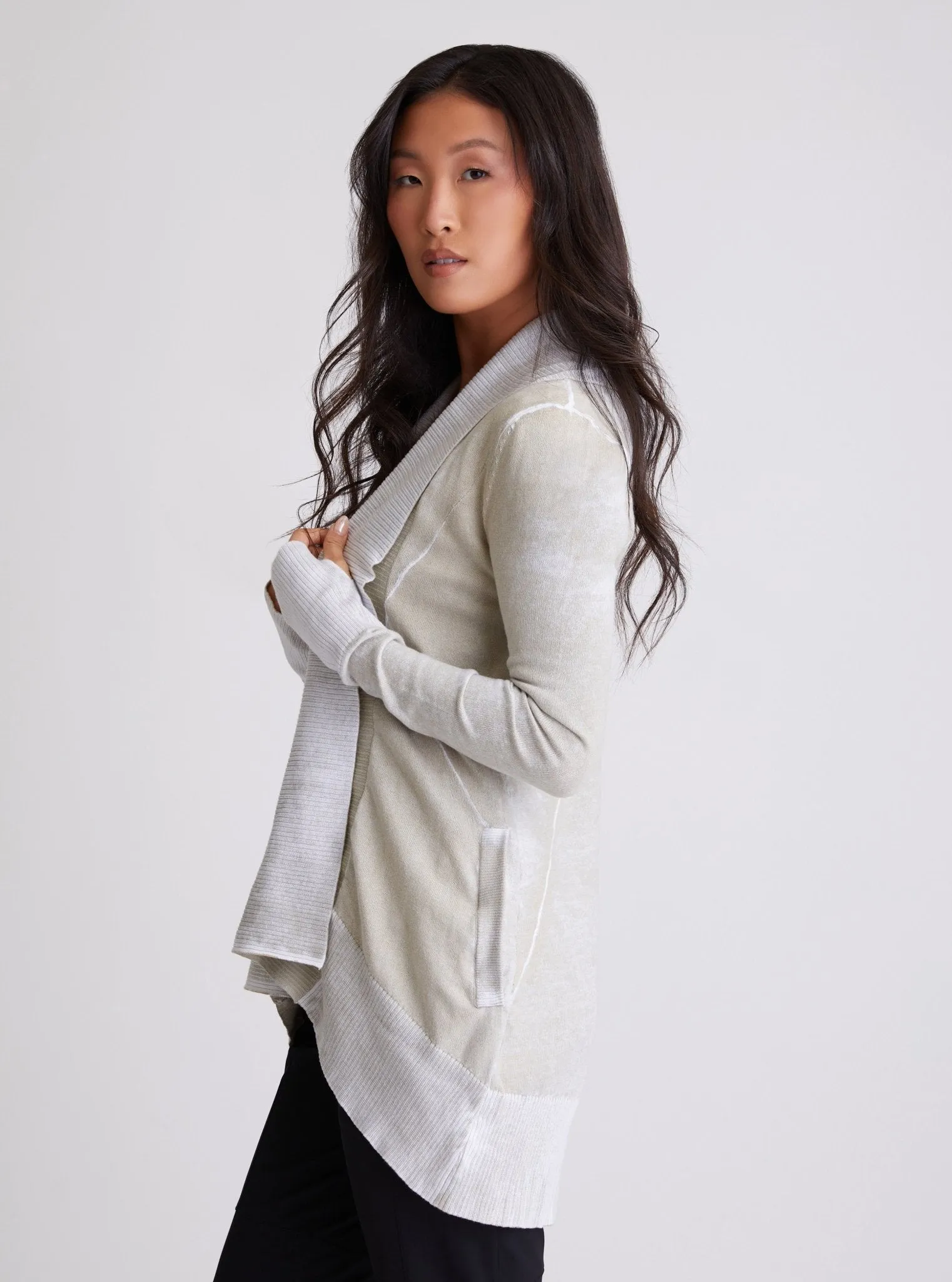 Huntress Drape Front Cardigan - FINAL SALE