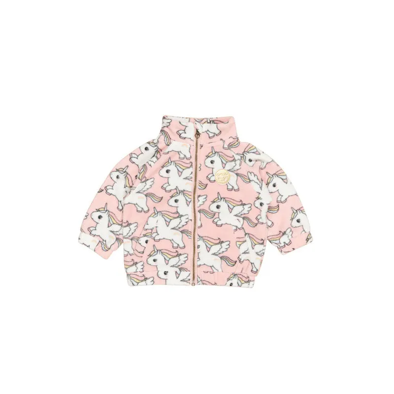 Huxbaby Magical Unicorn Fleece Jacket