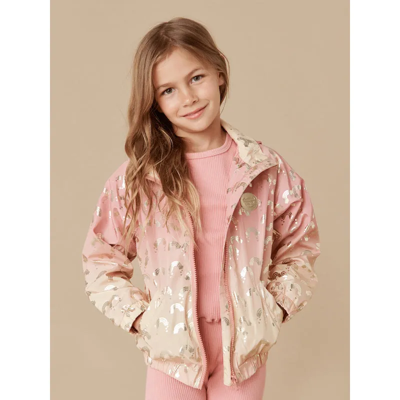 Huxbaby Raining Hearts Rain Jacket