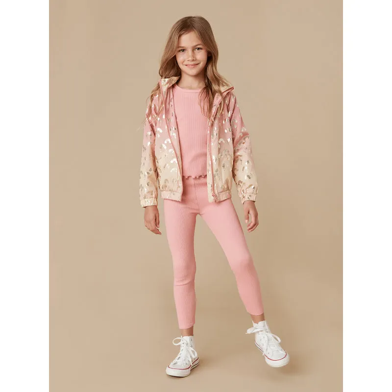 Huxbaby Raining Hearts Rain Jacket