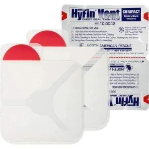 HyFin Vent Compact Chest Seal - Twin Pack