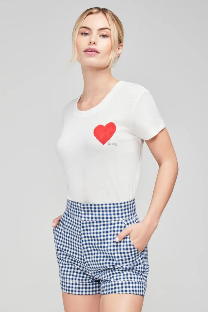 I Love Dogs Crop Tee