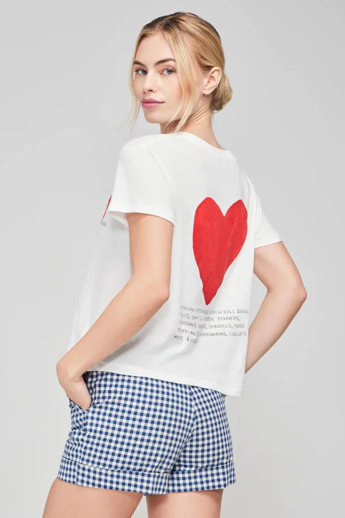 I Love Dogs Crop Tee