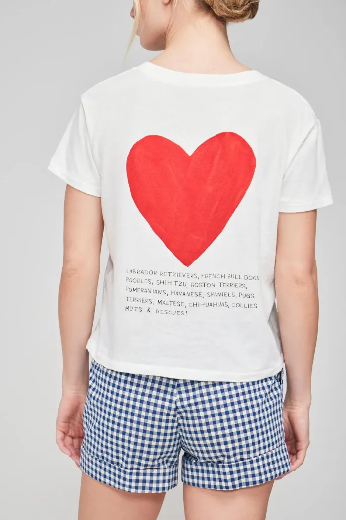 I Love Dogs Crop Tee