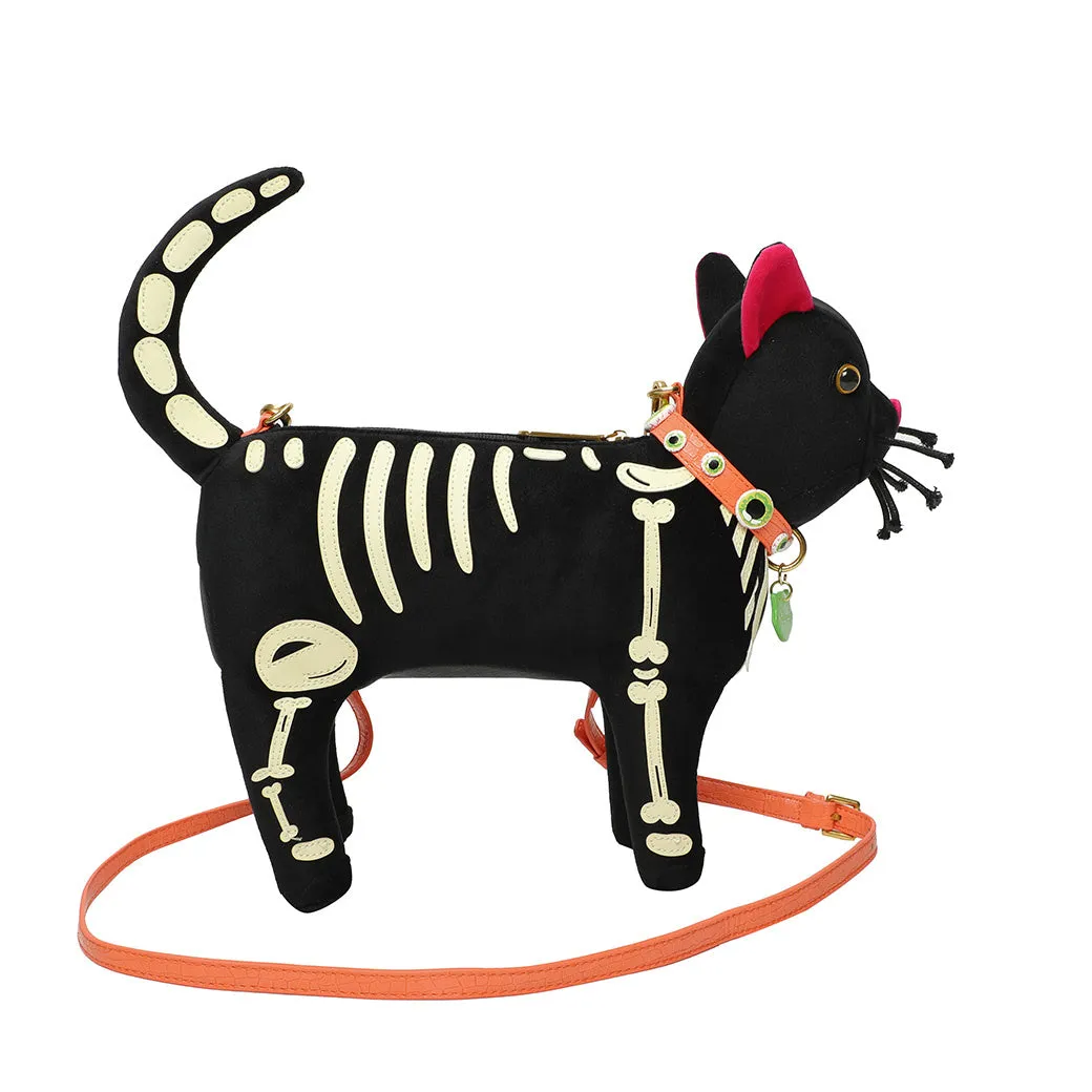 I-Scream Parlour Skeleton Vinnie the Cat Bag