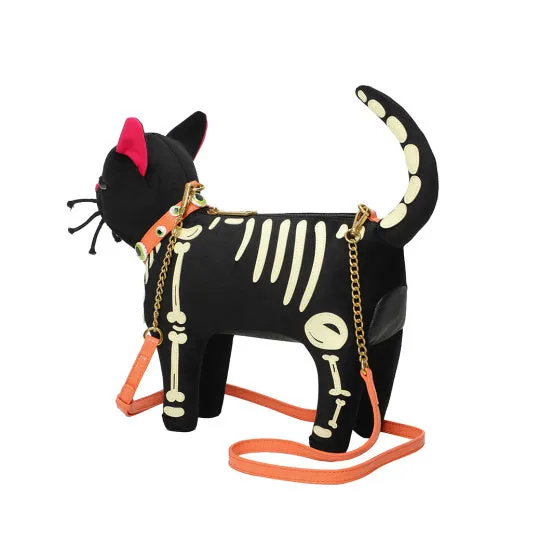 I-Scream Parlour Skeleton Vinnie the Cat Bag