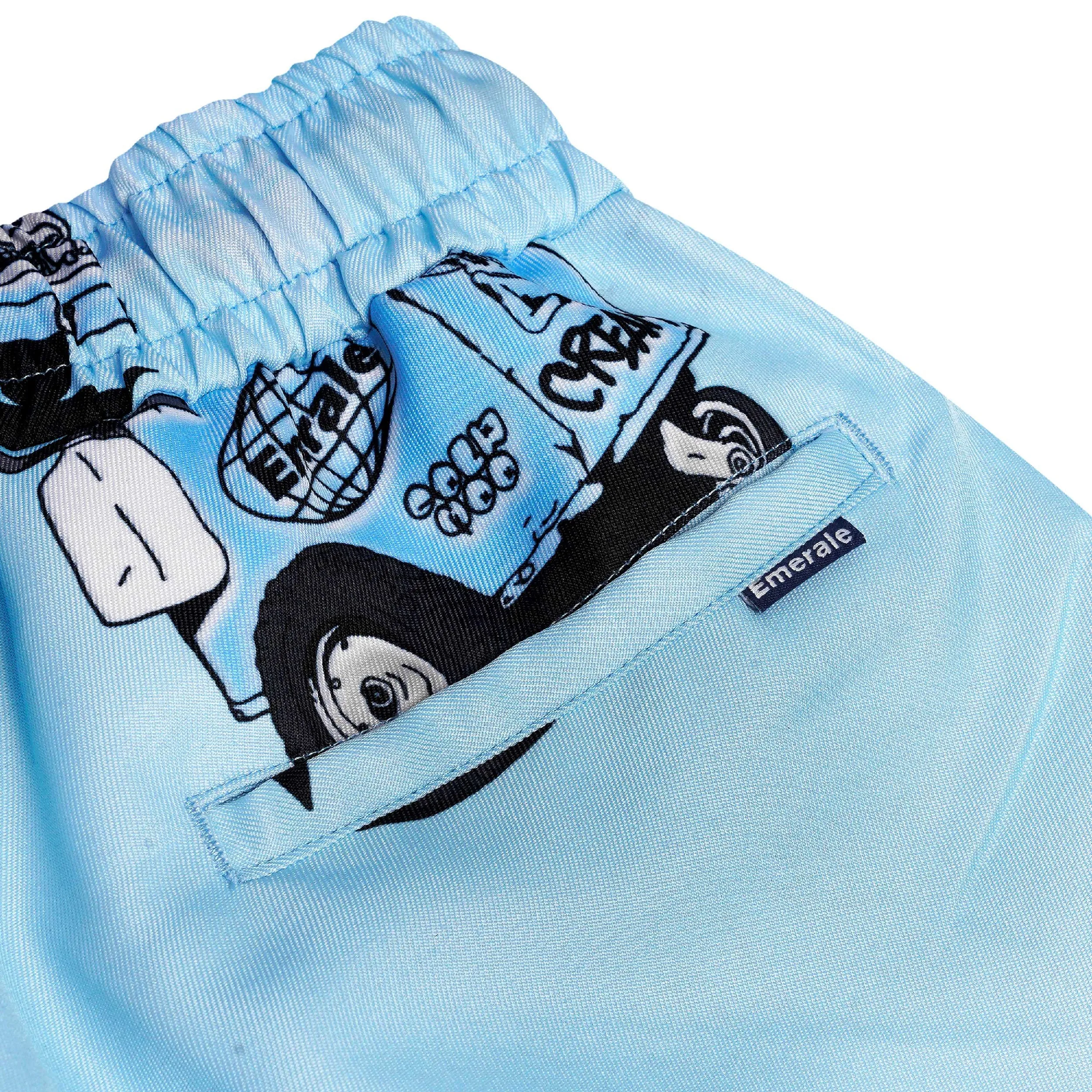 Ice Cold Blue Long Pants - Blue