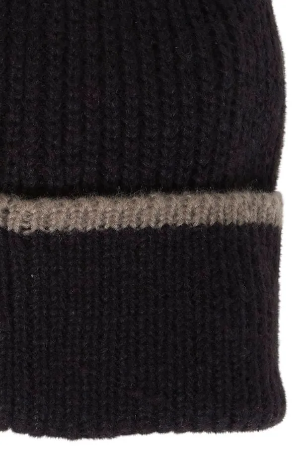 ICHI Thora Beanie in Black