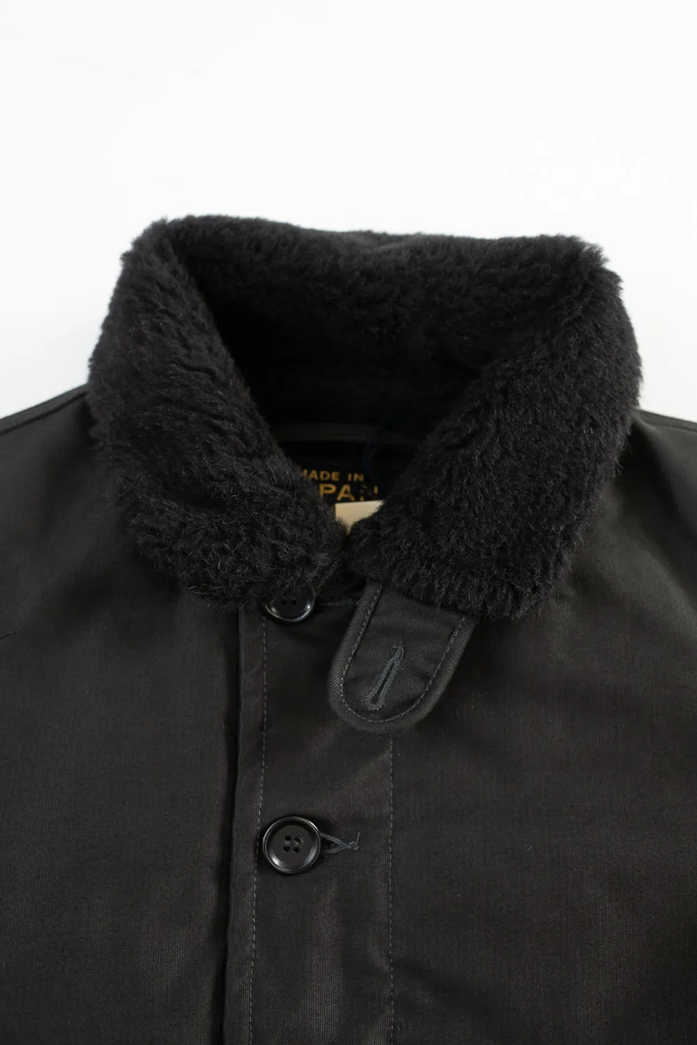 IHM-35-BLK - Whipcord N1 Deck Jacket - Black, Black