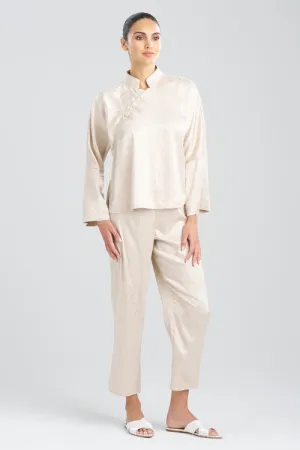 Infinity Jacquard Mandarin Button PJ