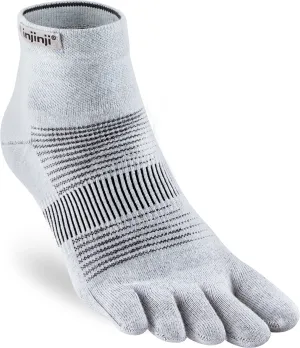 Injinji Ultra Run Light Weight Mini Crew Mens Gray