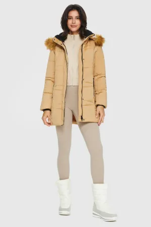 Insulated Jacket Zip-up Winter Coat