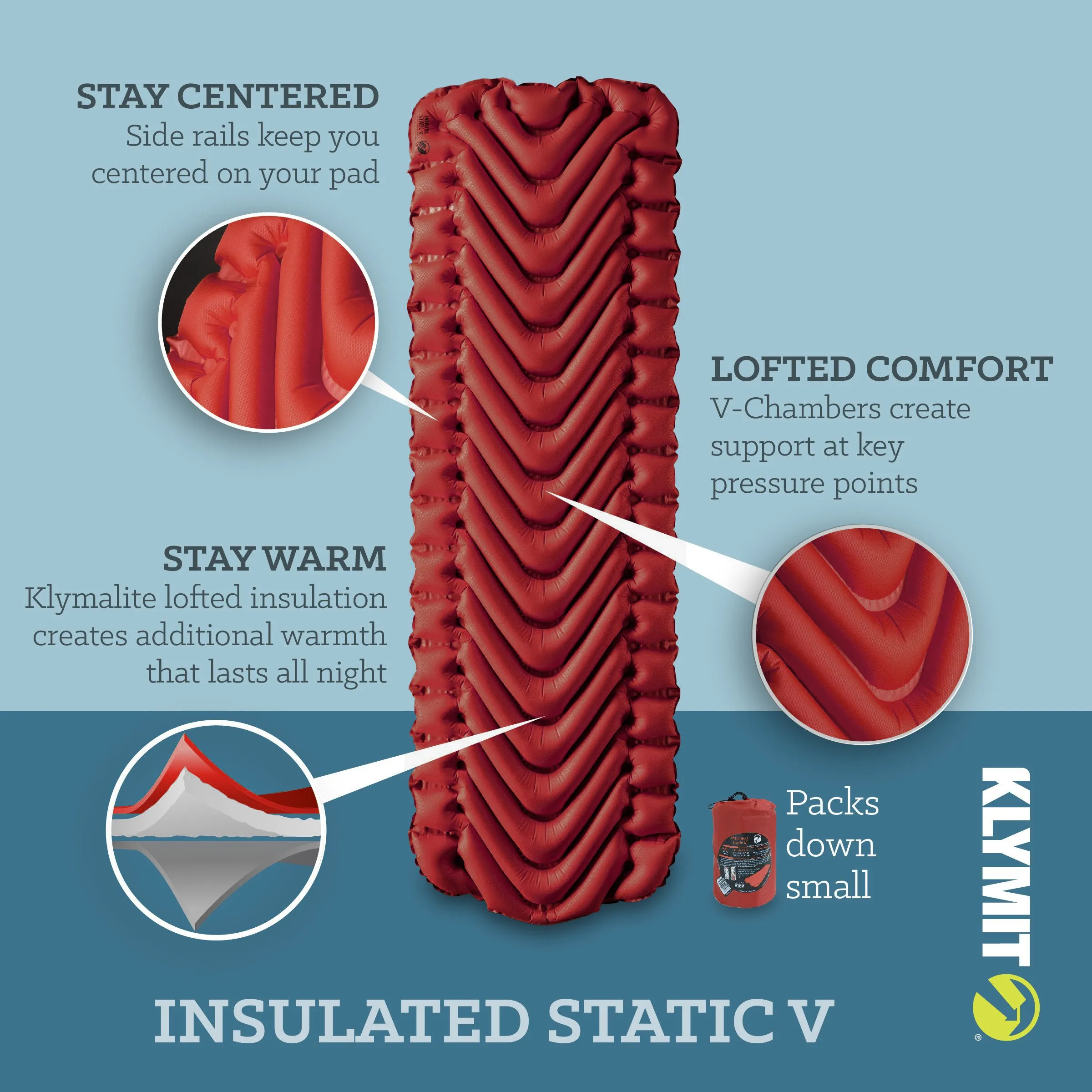 Insulated Static V™ Sleeping Pad